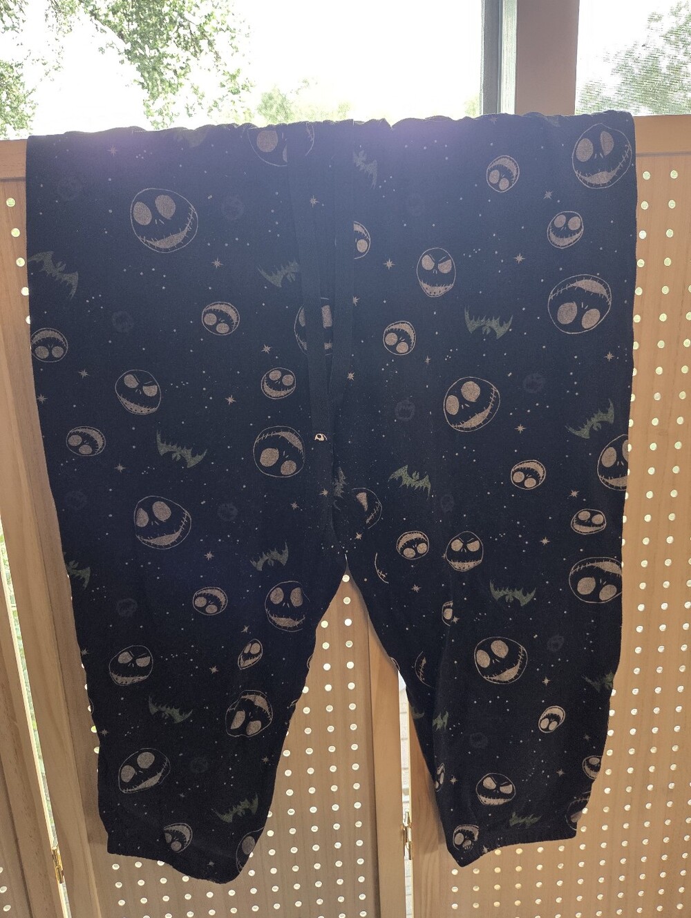Disney Black Nightmare Before Christmas Jack Skellington Lounge Pants
